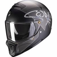 Scorpion Exo Мотошлем HX1 Taktic Матовый Черный/Серый/Белый в Челябинске