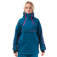 Dragonfly Куртка-анорак сноубордическая DF Uktus Woman Dark Ocean - Pink в Челябинске