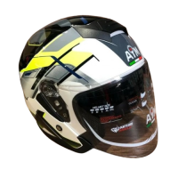 AiM Шлем JK526 Yellow/Grey/White в Челябинске