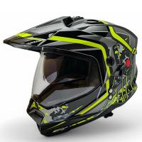 AIM Шлем кросс/эндуро JK802S Yellow/Grey/Black в Челябинске
