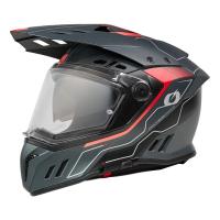 Oneal Шлем кроссовый со стеклом Sierra RS Echo красный/черный в Челябинске