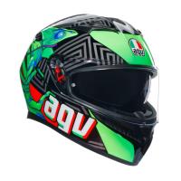 AGV Шлем K3 Kamaleon Black/Red/Green в Челябинске