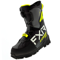 FXR Ботинки снегоходные X-Cross Pro BOA с утеплителем Black/Hi Vis в Челябинске