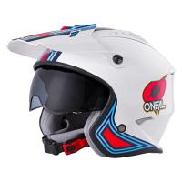 ONEAL Шлем открытый Volt MN1, глянец Белый/красный в Челябинске