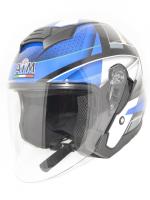 AiM Шлем открытый JK526 Blue/Grey/Black в Челябинске