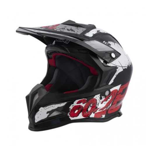 Beon Шлем B-602 Black White Red в Челябинске