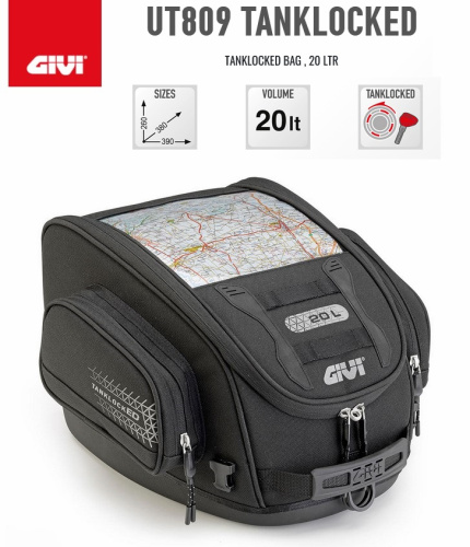 Givi Сумка на бак Tanklocked UT809 20л в Челябинске