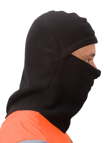 MotoLike Подшлемник супертеплый флисовый Якутия Черный в Челябинске