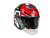 AiM Шлем открытый JK526 Red/Grey/Black в Челябинске