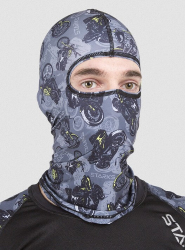 Starks Подшлемник Light Print Moto Серый принт в Челябинске