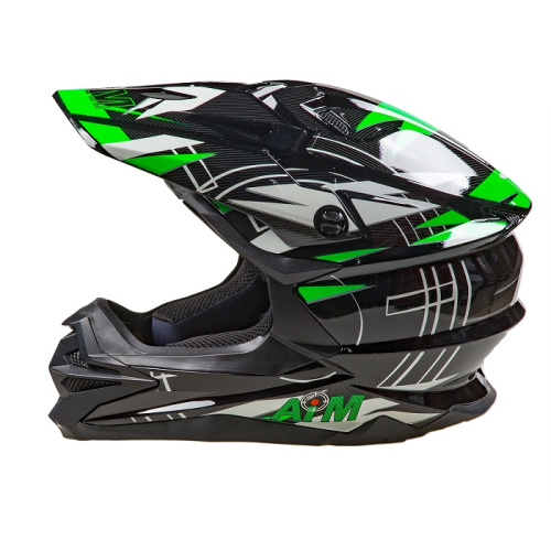 AiM Шлем кроссовый JK803S Green/Black в Челябинске