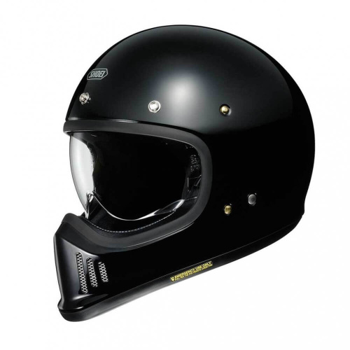 Shoei Мотошлем EX-Zero Plain Черный глянцевый в Челябинске
