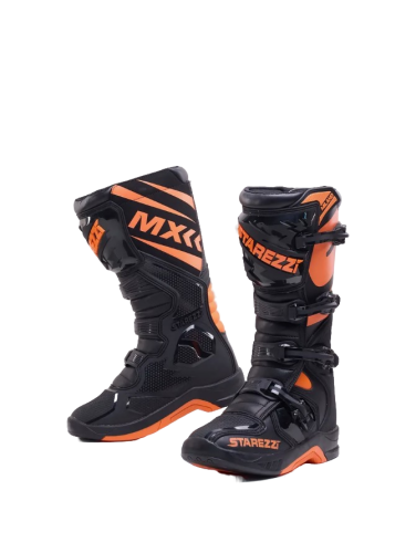 Starezzi Мотоботы Milano Black/Orange в Челябинске