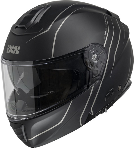IXS Шлем модуляр iXS460 черный серый матовый в Челябинске