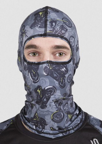 Starks Подшлемник Light Print Moto Серый принт в Челябинске