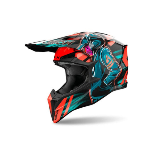 Airoh Шлем Wraaap Cyber Orange Glossy в Челябинске