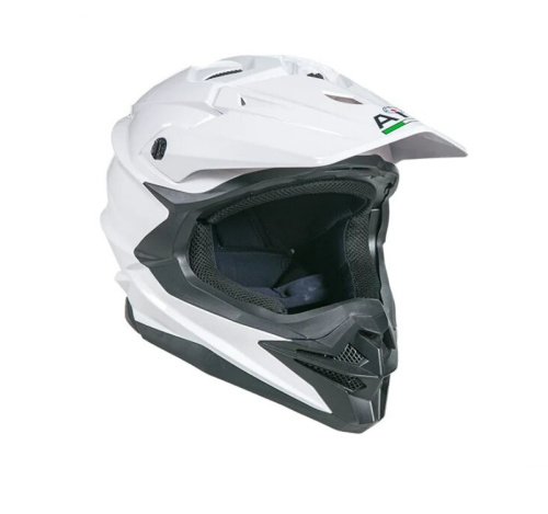 AiM Шлем кроссовый JK803 White Glossy в Челябинске