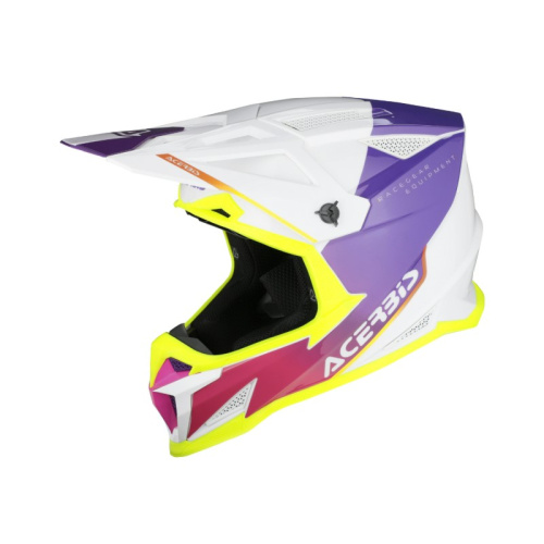 Acerbis Шлем T711 White/Purple в Челябинске
