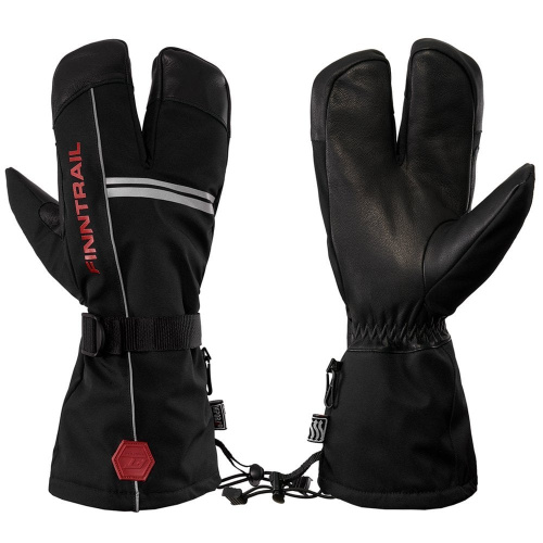 Finntrail Перчатки Lobster 2800 GraphiteRed в Челябинске