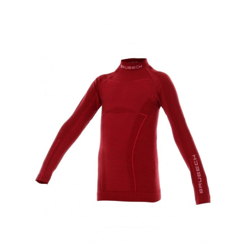 Brubeck Футболка на девушку Active Wool Бордовый в Челябинске