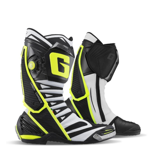 Gaerne Мотоботы GP1 Evo White/Black/Yellow в Челябинске