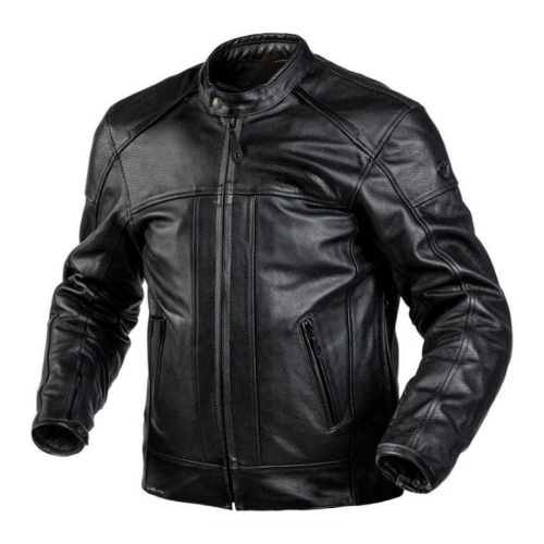 Scout куртка кожаная Daytona Waterproof Black в Челябинске