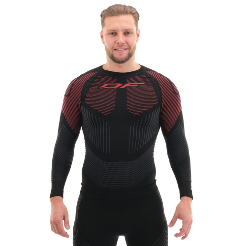 Dragonfly Термофутболка 3DThermo Red с длинным рукавом в Челябинске