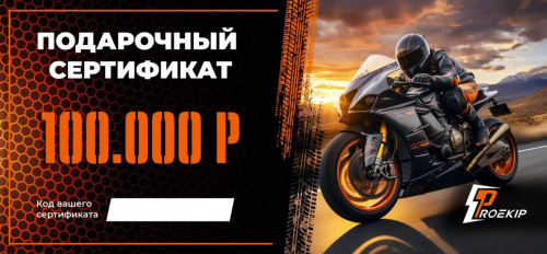 Подарочный сертификат Pro-Ekip.ru на 100.000р в Челябинске