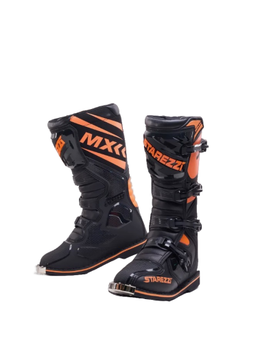 Starezzi Мотоботы Roma Black/Orange в Челябинске