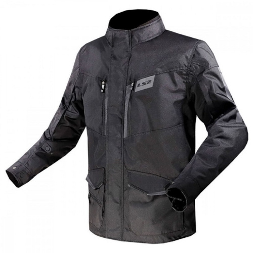 LS2 Мотокуртка Metropolis Evo Man черный в Челябинске