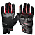 Sweep Перчатки кожаные+текстиль Hammer Black/Red в Челябинске