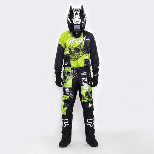 Grom Джерси MX Religion lime в Челябинске