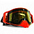 AiM Очки снегоходные с магнитной линзой и подогревом (PRO) 31-103 Accu Heated Orange Glossy в Челябинске