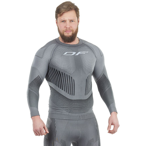 Dragonfly Термофутболка 3DThermo Grey с длинным рукавом в Челябинске