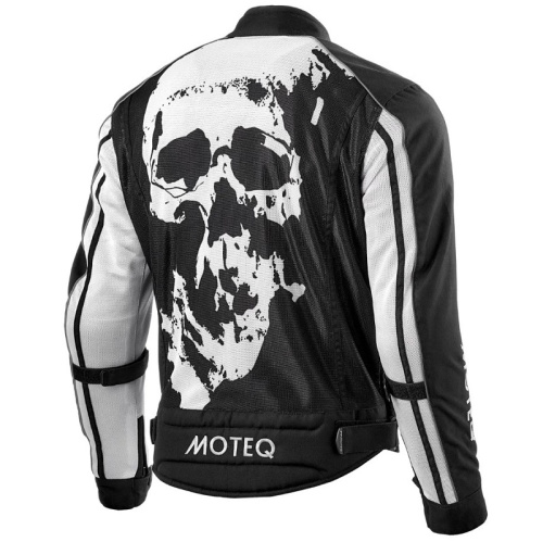 Moteq Мотокуртка текстильная сетка Rebel Черно-белая в Челябинске