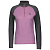 Scott Термокофта женская  Zip Defined Merino dark grey melange/cassis pink в Челябинске
