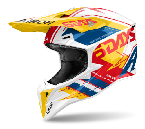 Airoh Мотошлем Wraaap Sixdays Spain 2024 Glossy в Челябинске