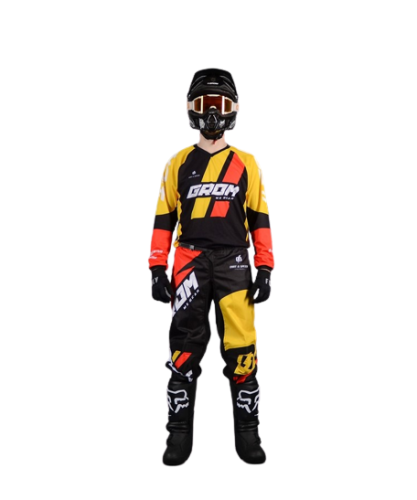 Grom Штаны кроссовые Race Redyellow в Челябинске