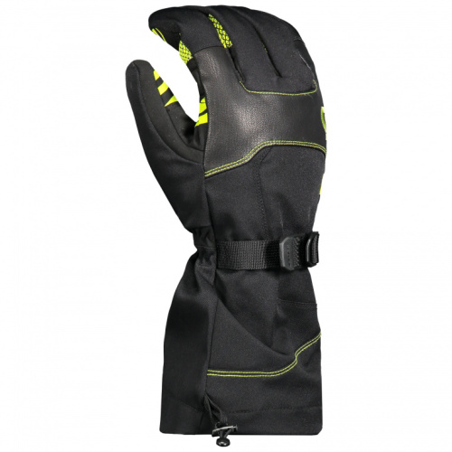 Scott Перчатки Cubrick Black/Lime-green в Челябинске