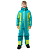 Dragonfly Зимний утепленный комбинезон Gravity Teenager Dark Green - Lime 2025 в Челябинске