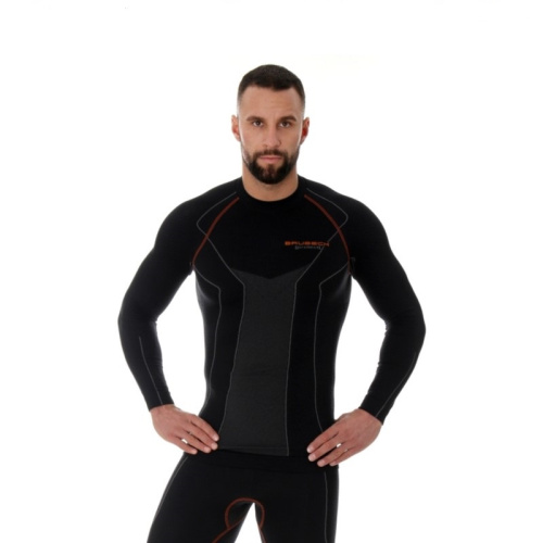 Brubeck Футболка мужская Thermo Protect черный в Челябинске