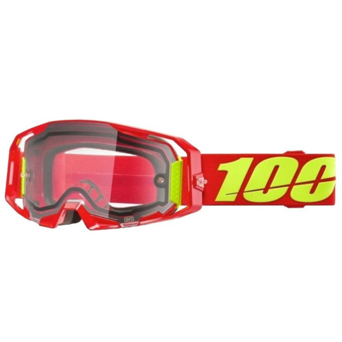 100% Очки Armatic Enduro Moto Red / Clear в Челябинске