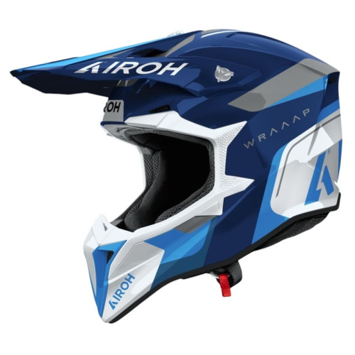 Airoh Шлем Wraaap Conquer Blue Gloss в Челябинске