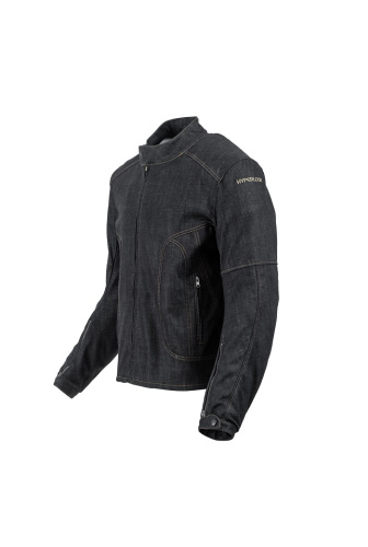 Hyperlook Мотокуртка джинсовая Lion denim Синий в Челябинске