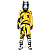 Grom Штаны кроссовые Sadman Yellow в Челябинске