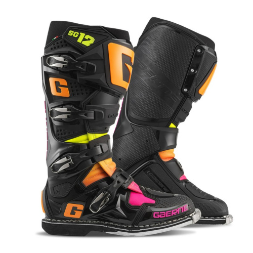 Gaerne Мотоботы SG-12 Black/Orange/Pink в Челябинске