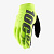 100% Мотоперчатки текстильные подростковые Brisker Youth Glove Fluo Yellow в Челябинске
